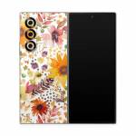 Summer Watercolor Sunflowers Samsung Galaxy Z Fold6 Skin