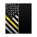 Thin Yellow Line Hero Samsung Galaxy Z Fold6 Skin