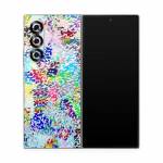 White Etching Samsung Galaxy Z Fold6 Skin