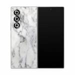 White Marble Samsung Galaxy Z Fold6 Skin