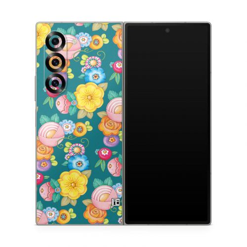 Act Right Flowers Samsung Galaxy Z Fold6 Skin