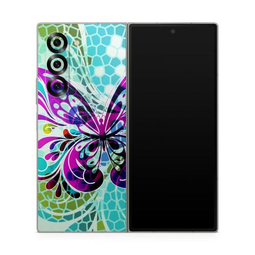 Butterfly Glass Samsung Galaxy Z Fold6 Skin