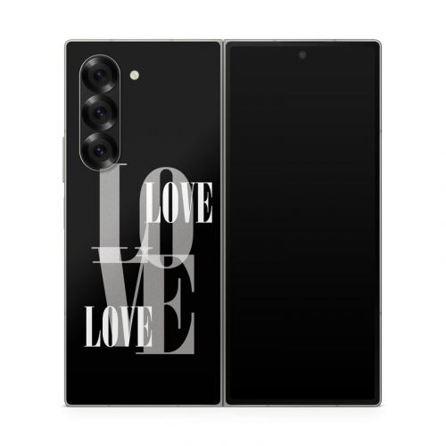 Black Love Samsung Galaxy Z Fold6 Skin