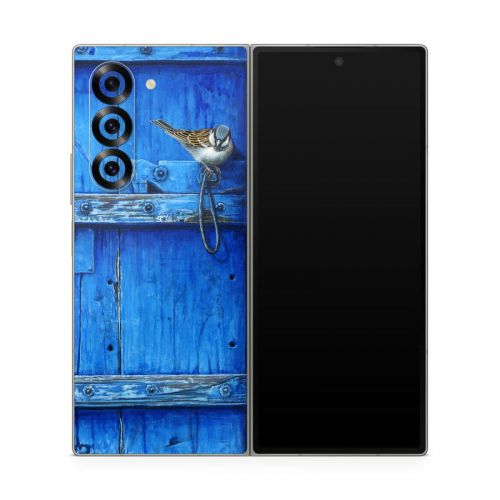 Blue Door Samsung Galaxy Z Fold6 Skin