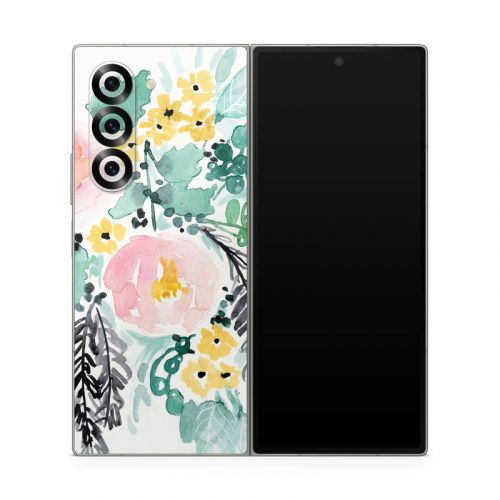 Blushed Flowers Samsung Galaxy Z Fold6 Skin
