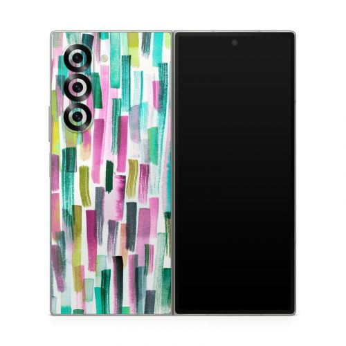 Colorful Brushstrokes Samsung Galaxy Z Fold6 Skin