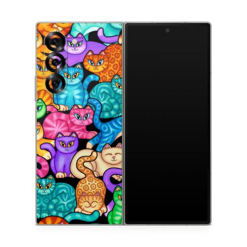 Colorful Kittens Samsung Galaxy Z Fold6 Skin