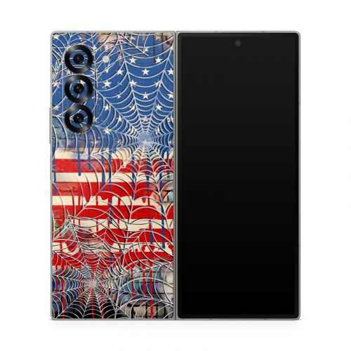 Cobweb Flag Samsung Galaxy Z Fold6 Skin