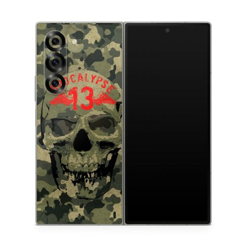 Camo Skull Samsung Galaxy Z Fold6 Skin