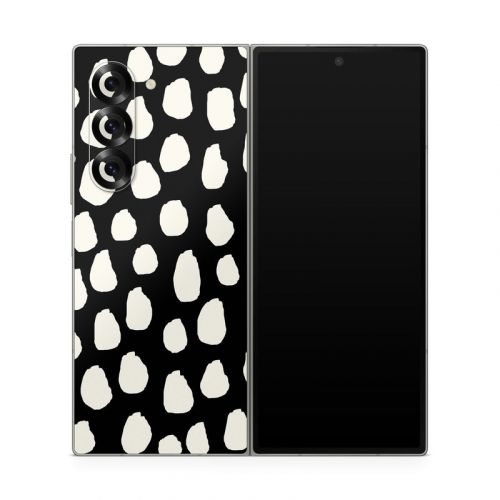 Inky Spots Black Samsung Galaxy Z Fold6 Skin