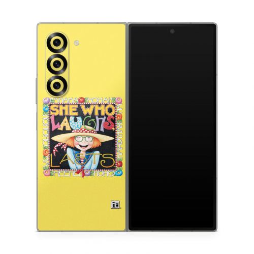She Who Laughs Samsung Galaxy Z Fold6 Skin