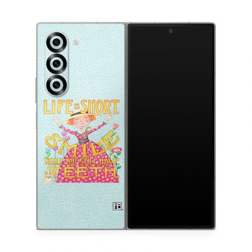 Life is Short Samsung Galaxy Z Fold6 Skin
