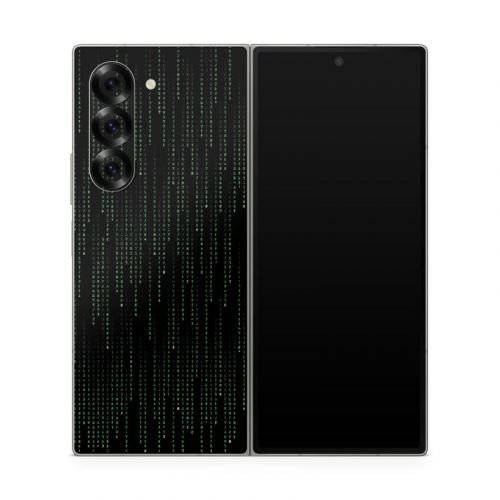 Matrix Style Code Samsung Galaxy Z Fold6 Skin