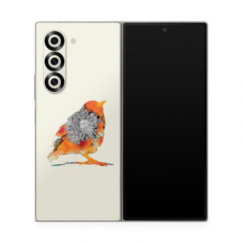 Orange Bird Samsung Galaxy Z Fold6 Skin