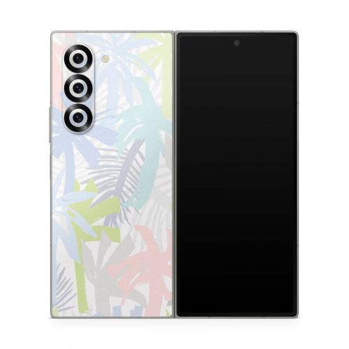 Pastel Palms Samsung Galaxy Z Fold6 Skin