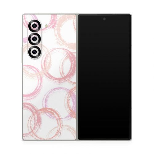 Pink Circles Samsung Galaxy Z Fold6 Skin