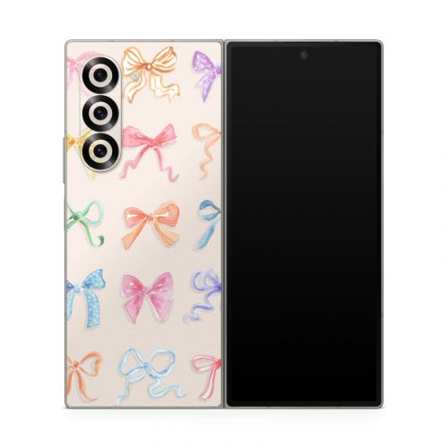 Rainbow Bows Samsung Galaxy Z Fold6 Skin