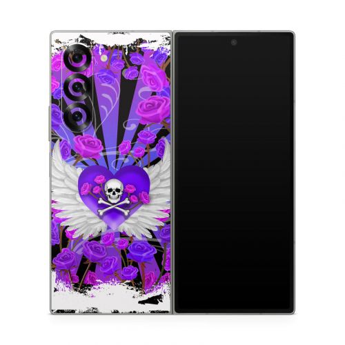 Skull and Roses Samsung Galaxy Z Fold6 Skin