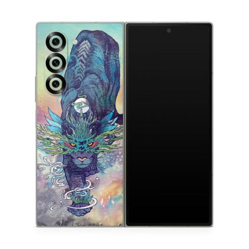 Spectral Cat Samsung Galaxy Z Fold6 Skin