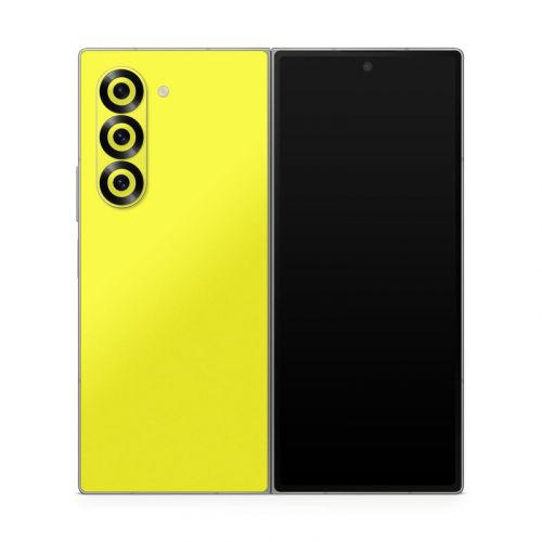 Solid State Lemon Samsung Galaxy Z Fold6 Skin