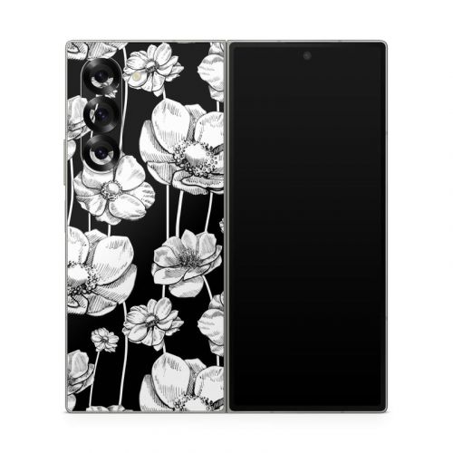 Striped Blooms Samsung Galaxy Z Fold6 Skin