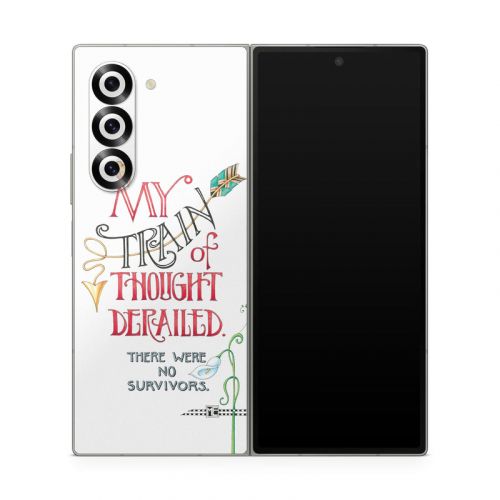 Train Derailed Samsung Galaxy Z Fold6 Skin