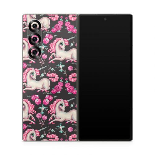 Unicorns and Roses Samsung Galaxy Z Fold6 Skin