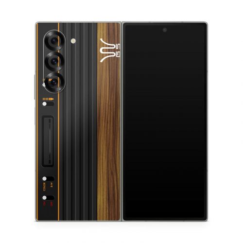 Wooden Gaming System Samsung Galaxy Z Fold6 Skin