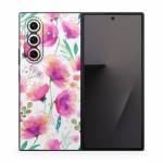 Abstract Pink Poppies Samsung Galaxy Z Fold7 Skin