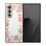 Blush Flower Frame Samsung Galaxy Z Fold7 Skin