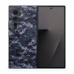 Digital Navy Camo Samsung Galaxy Z Fold7 Skin