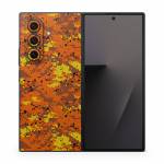 Digital Orange Camo Samsung Galaxy Z Fold7 Skin