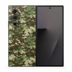 Digital Woodland Camo Samsung Galaxy Z Fold7 Skin