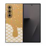 Caramel Ice Cream Drip Samsung Galaxy Z Fold7 Skin