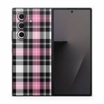 Pink Plaid Samsung Galaxy Z Fold7 Skin