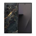 Repaired Black Marble Samsung Galaxy Z Fold7 Skin