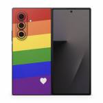 Rainbow Stripe Samsung Galaxy Z Fold7 Skin