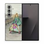 Lulu Waiting by the Train Tracks Samsung Galaxy Z Fold7 Skin