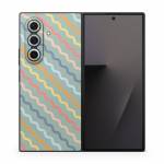 Wavy Diagonal Lines Samsung Galaxy Z Fold7 Skin