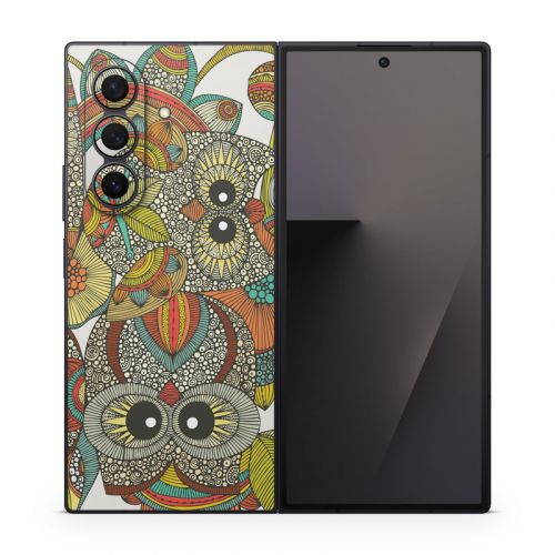 4 owls Samsung Galaxy Z Fold7 Skin