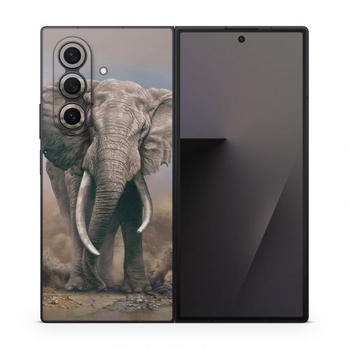 African Elephant Samsung Galaxy Z Fold7 Skin