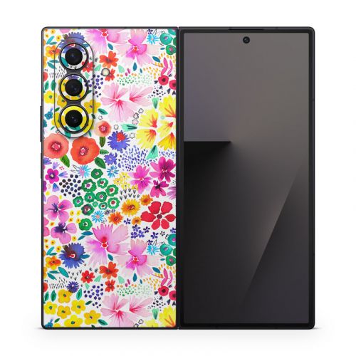 Artful Little Flowers Samsung Galaxy Z Fold7 Skin
