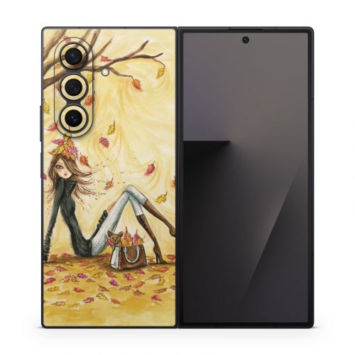 Autumn Leaves Samsung Galaxy Z Fold7 Skin
