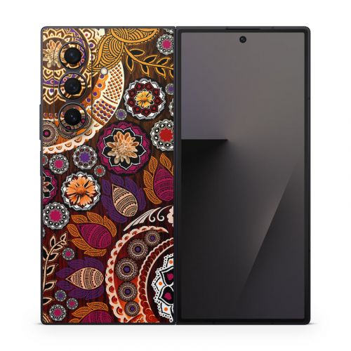Autumn Mehndi Samsung Galaxy Z Fold7 Skin