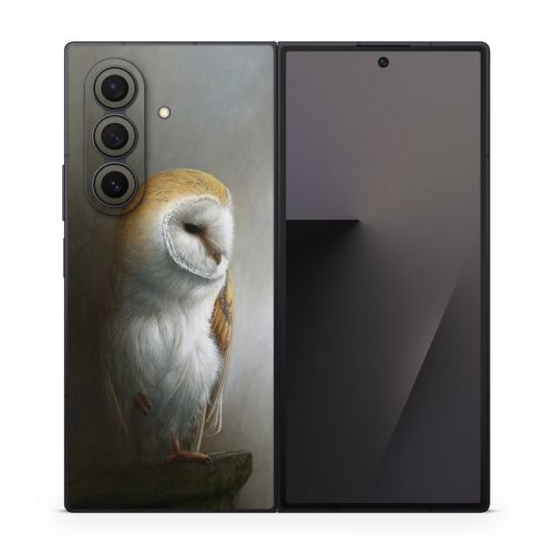Barn Owl Samsung Galaxy Z Fold7 Skin