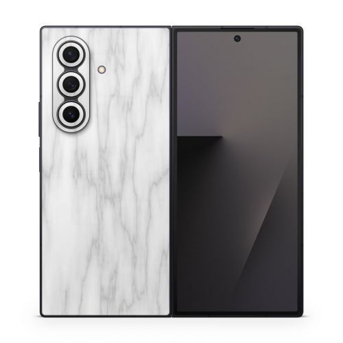 Bianco Marble Samsung Galaxy Z Fold7 Skin