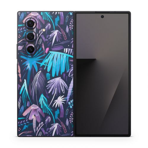 Brushstroke Palms Samsung Galaxy Z Fold7 Skin