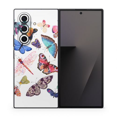 Butterfly Scatter Samsung Galaxy Z Fold7 Skin