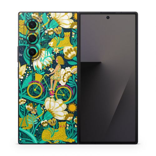 Cheetah Garden Samsung Galaxy Z Fold7 Skin