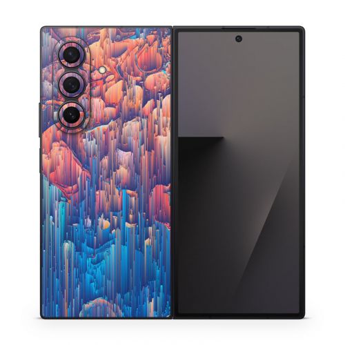 Cloud Glitch Samsung Galaxy Z Fold7 Skin